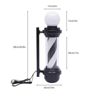 Barbershop Rotating Pole Light
